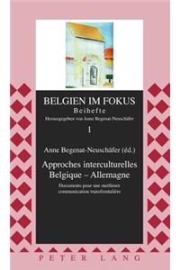 Approches Interculturelles Belgique - Allemagne