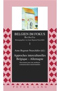 Approches Interculturelles Belgique - Allemagne