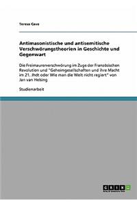 Antimasonistische Und Antisemitische Verschworungstheorien in Geschichte Und Gegenwart