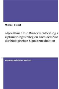 Algorithmen zur Musterverarbeitung in Optimierungsstrategien nach dem Vorbild der biologischen Signaltransduktion