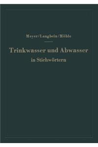 Trinkwasser Und Abwasser in Stichwörtern