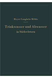 Trinkwasser Und Abwasser in Stichwörtern