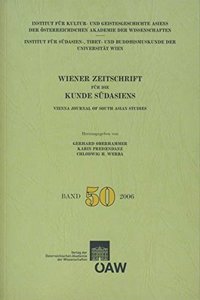 Wiener Zeitschrift Fur Die Kunde Sudasiens Und Archiv Fur Indische Philosophie Band 50