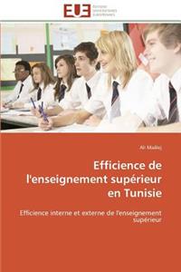 Efficience de l'Enseignement Supérieur En Tunisie