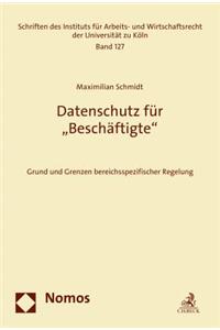 Datenschutz Fur 'Beschaftigte'