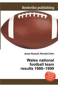 Wales National Football Team Results 1980-1999