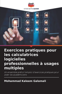 Exercices pratiques pour les calculatrices logicielles professionnelles à usages multiples