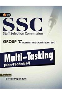 SSC Multi Tasking Group 'C' Non-Technical 2017