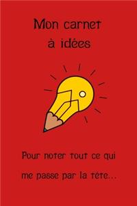 Mon carnet à idées