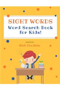 Sight Words Word Search Book for Kids!