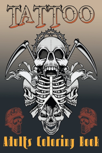 Tattoo Adults Coloring Book