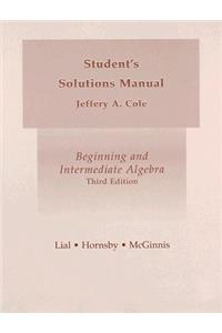 Beginning and Intermediate Algebra: Student's Solutions Manual