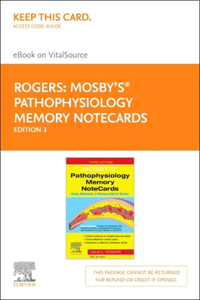 Mosby's(r) Pathophysiology Memory Notecards - Elsevier eBook on Vitalsource (Retail Access Card)