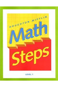 Math Steps: Student Edition Grade 1 2000