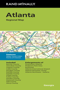 Rand McNally Folded Map: Atlanta Regional Map