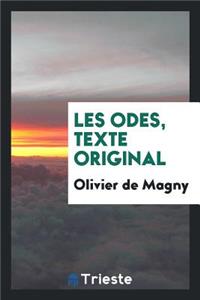 Les Odes. Texte Original, Avec Notice Par E. Courbet