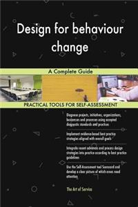 Design for behaviour change A Complete Guide