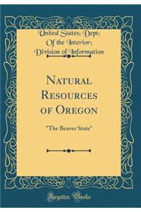 Natural Resources of Oregon: 