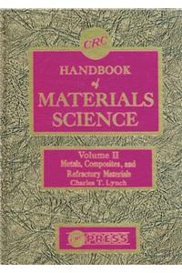 CRC Handbook of Materials Science, Volume II
