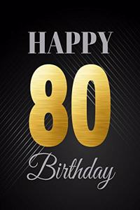 80th Birthday Guest Book