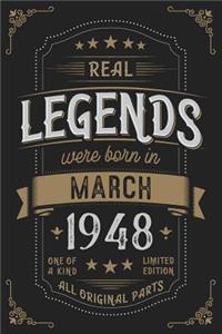 Real Legendes were born in March 1948