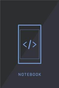 Coder's Notebook HTML Blank Lined Journal Gift For Programmer
