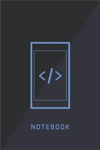 Coder's Notebook HTML Blank Lined Journal Gift For Programmer