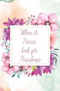 When it Rains, look for Rainbows