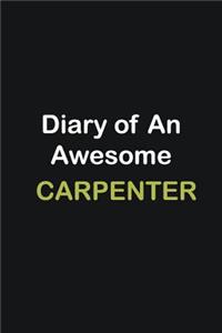 Diary of an awesome Carpenter