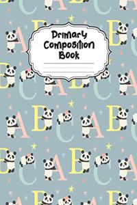 Panda Alphabet Primary Composition Book