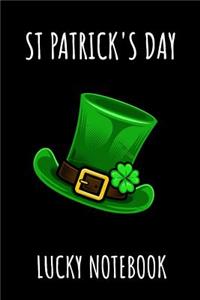 St Patrick's Day Lucky Notebook