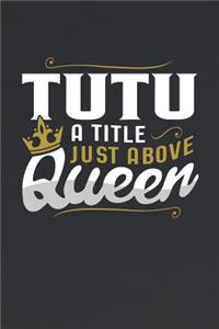 Tutu a Title Just Above Queen