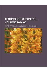Technologic Papers Volume 161-180