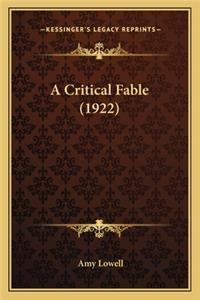 A Critical Fable (1922)