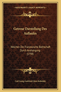 Getreue Darstellung Des Auflaufes