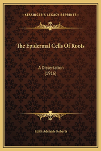 The Epidermal Cells Of Roots