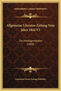 Allgemeine Literatur-Zeitung Vom Jahre 1844 V3