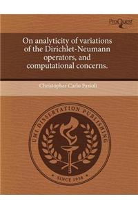 On Analyticity of Variations of the Dirichlet-Neumann Operators