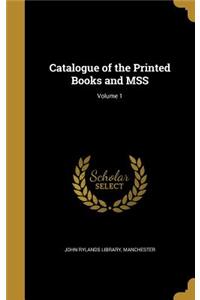 Catalogue of the Printed Books and Mss; Volume 1