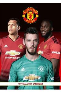 Manchester United FC 2019 Team Wall Calendar