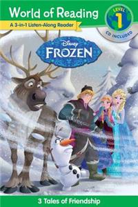 World of Reading: Frozen Frozen 3-In-1 Listen-Along Reader (World of Reading Level 1): 3 Royal Tales with CD!