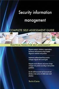 Security information management Complete Self-Assessment Guide