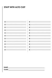 Staff With Alto Clef