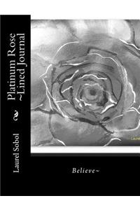 Platinum Rose Lined Journal
