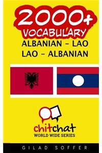 2000+ Albanian - Lao Lao - Albanian Vocabulary