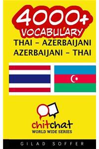 4000+ Thai - Azerbaijani Azerbaijani - Thai Vocabulary