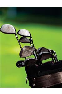 Golf Theme Blank Notebook