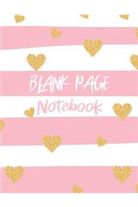 Blank Page Notebook