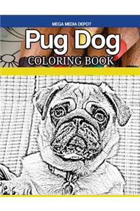 Pug Dog Coloring Book