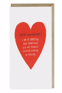 Em & Friends Swiping Winking Anniversary Card